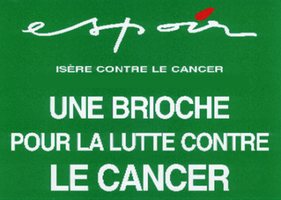 Vente de brioches au profit de l’association « Espoir Isère contre le cancer » – Vendredi 18 et samedi 19 octobre