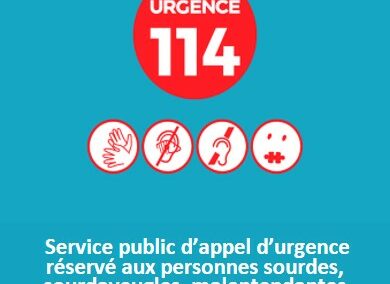 Urgence 114 – Service public d’appel d’urgence réservé aux personnes sourdes, sourdaveugles, malentendantes et aphasiques