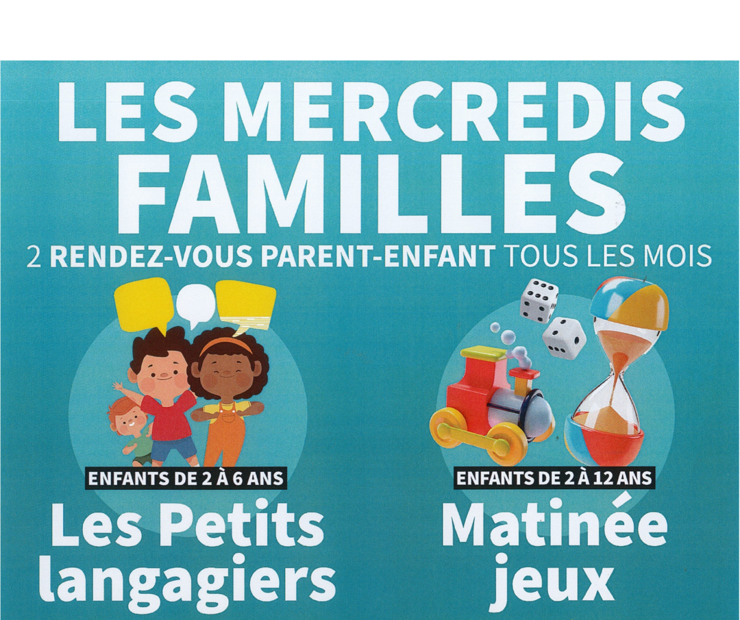 Les mercredis familles – 2 rendez-vous parent-enfant tous les mois – Eybens