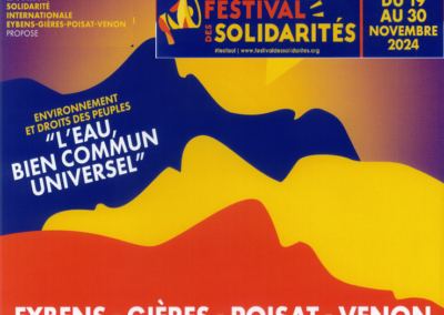 Festival des solidarités Eybens – Gières – Poisat – Venon 2024 – Du 19 au 30 novembre