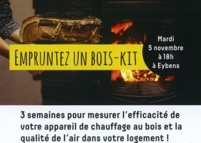 Mesurez l’efficacité de votre appareil de chauffage au bois : empruntez un « bois-kit »