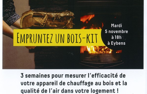 Mesurez l’efficacité de votre appareil de chauffage au bois : empruntez un « bois-kit »