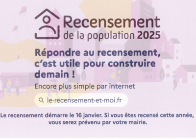 Recensement de la population 2025 – À partir du 16 janvier