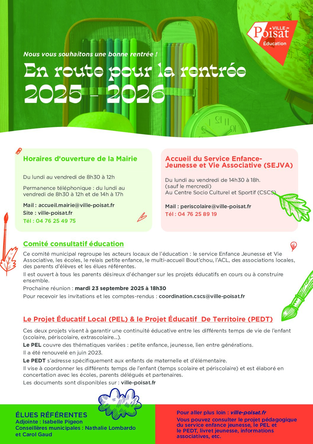 En route pour la rentrée 2025-2026