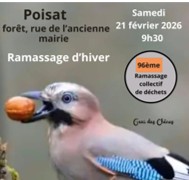 96e ramassage collectifs de déchets – Organisé par l&rsquo;association « J&rsquo;m&rsquo;attaque au stock de déchets plastiques » – Samedi 21 février – 9 h 30