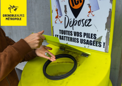 PILES ET BATTERIES AU LITHIUM : la Métropole de Grenoble alerte sur ces déchets dangereux
