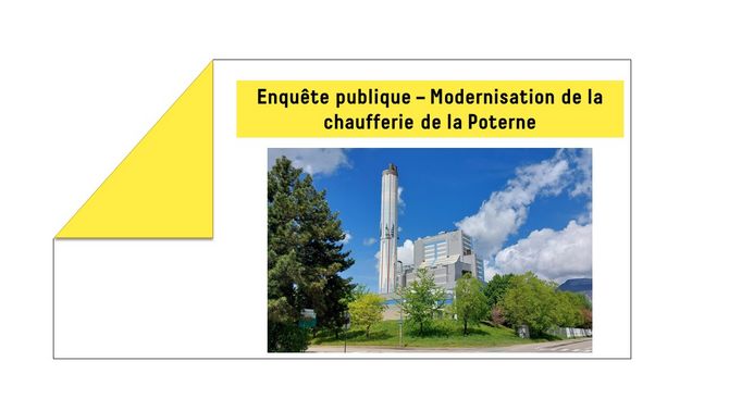 Enquête publique sur la modernisation de la chaufferie de la Poterne – Du 30 mars au 30 avril