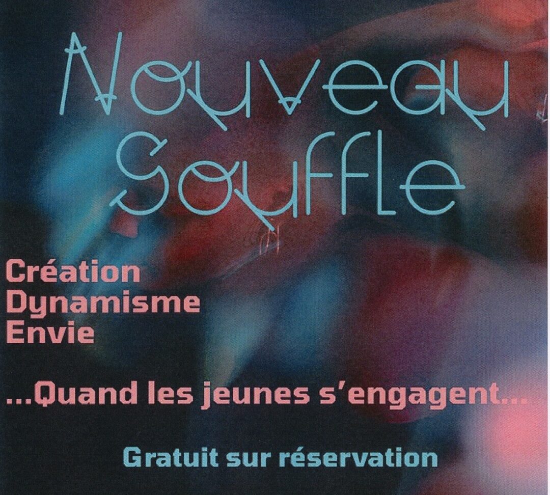 Nouveau souffle – Quand les jeunes s&rsquo;engagent – Projections et spectacle engagé – Dimanche 24 mai- De 17 h à 20 h – Eybens