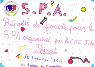 Collecte de jouets pour les animaux de la SPA du Dauphiné – Organisée par le CMEJ – Jusqu&rsquo;au 2 novembre