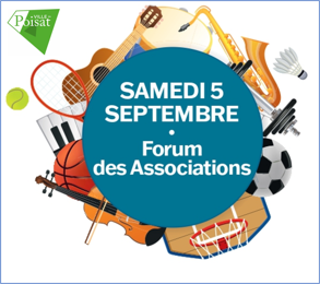 Forum des associations – Samedi 5 septembre – De 9 h à 12 h 30 – Espace Léo Lagrange