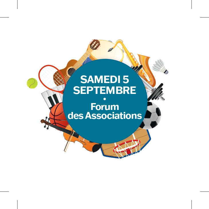 Forum des associations – Samedi 5 septembre – De 9 h à 12 h 30 – Espace Léo Lagrange